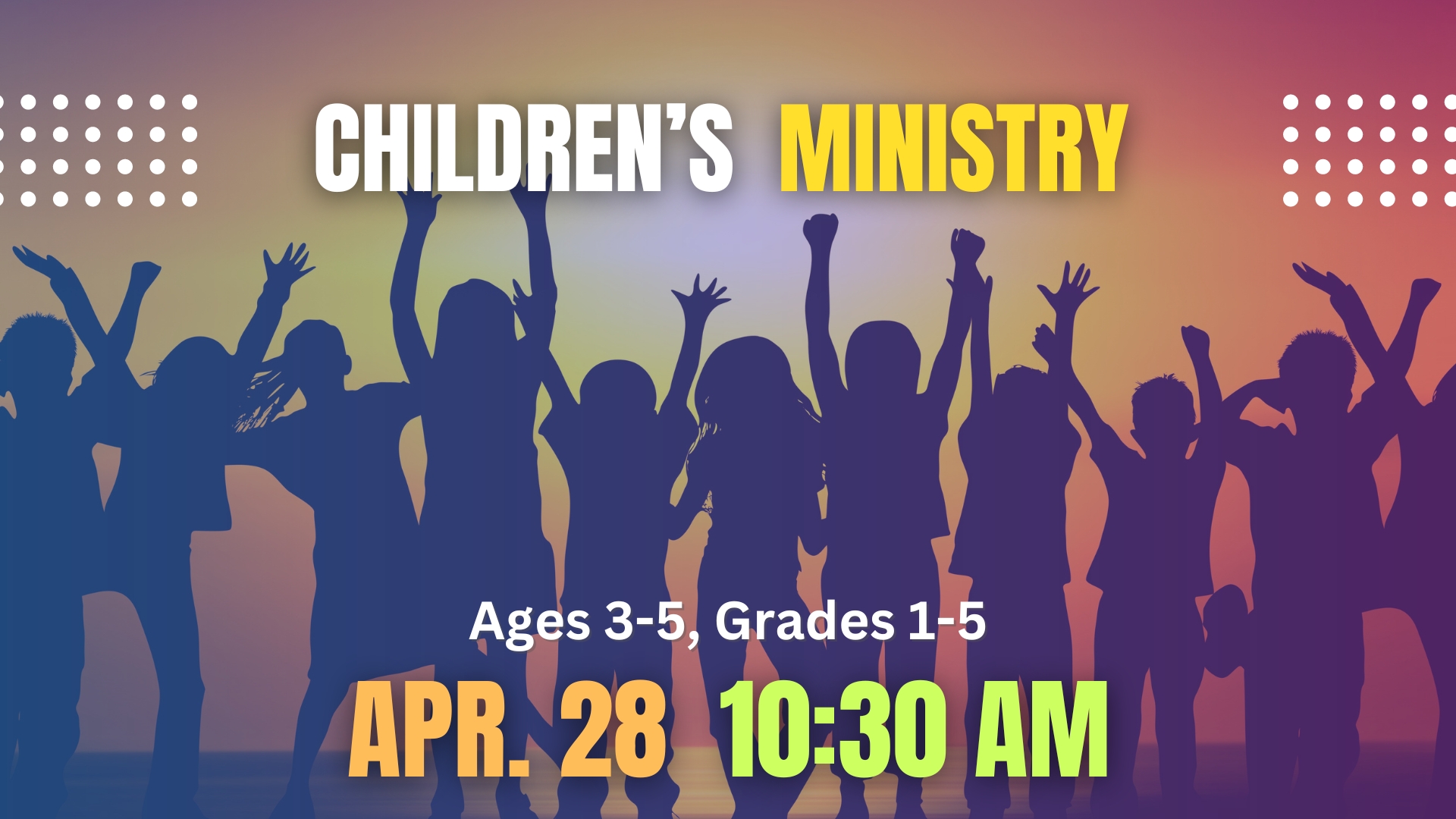 Children's Ministry 4.28.24