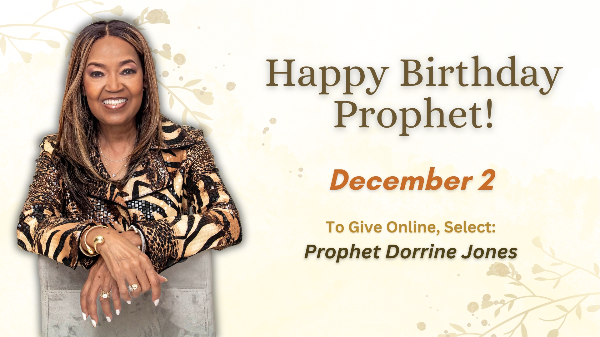 Prophet Dorrine Birthday